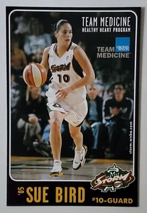 SUE BIRD 2005 SEATTLE STORM VIRGINIA MASON TEAM MEDICINE 3x4.5 inch JUMBO CARD - Picture 1 of 2
