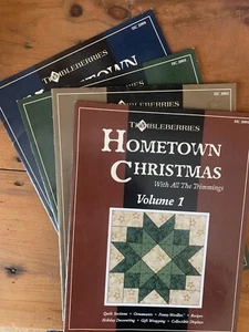 Thimbleberries Hometown Christmas - Complete Set of 4 Booklets - Quilt  - New - Picture 1 of 8