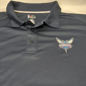Majestic Herren NBA Charlotte Hornets Polo 4xL Kurzarm - Bild 1 von 9