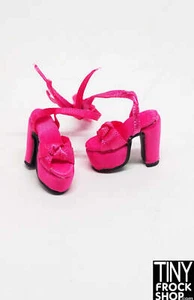 Zapatos con cordones Integrity Obsession Poppy Parker rosa plataforma vampiro - Imagen 1 de 2