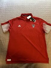 MENS ADIDAS NCAA NC STATE WOLFPACK PRIMEBLUE POLO SHIRT 2XL RED