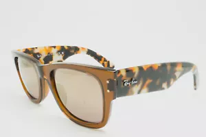 NUEVAS GAFAS DE SOL RAY BAN RB0840SF MEGA WAYFARER 6636/93 ESPEJADAS TALLA: 52-21-145 - Imagen 1 de 4