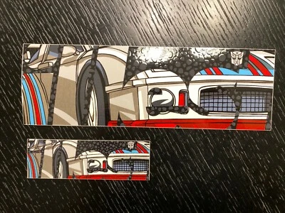 ILLEST FATLACE TRANSFORMERS AUTOBOT JAZZ PARACHOQUES JUEGO DE CALCOMANÍAS ADHESIVAS TSELLI PORSCHE Foto 1 de 3