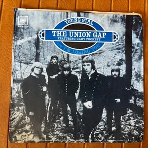 YOUNG GIRL GARY PUCKETT UNION GAP PICTURE SLEEVE VINYL 45 7" RECORD COLUMBIA - Picture 1 of 4