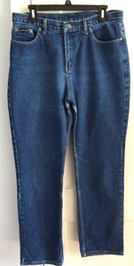 New York & Company Jeans Women's Size 12 Blue Cotton Straight Leg Original Fit - Picture 1 of 7