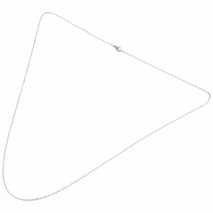 2X(Cadena Joyería Mujer, Collar "O" Acero Inoxidable, Plata – 2 mm Ancho – 2072 - Imagen 1 de 7