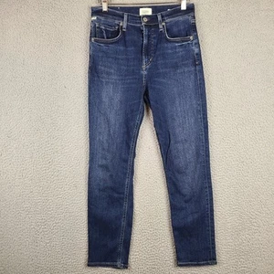 Citizens of Humanity COH Women's ISOLA Mid Rise Straight Crop 26x26 Blue - Picture 1 of 12