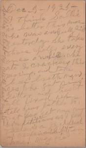 1925 handgeschriebene Postkarte - West Union Ohio nach Oxford Ohio - Gesundheitsupdate - Bild 1 von 2