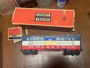 Lionel Original Postwar 6464 Bangor Maine Box Car OVP - Bild 1 von 14