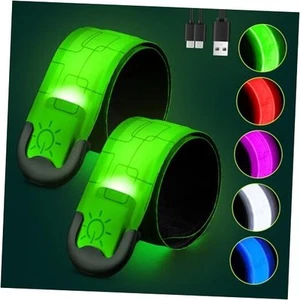 Rechargeable LED Armband 2-Pack, High Visibility Reflective Running Gear for  - Picture 1 of 8