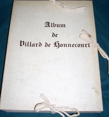 Villard de Honnecourt Medieval Manuscript Album Rare Art Referenc French Gothic Foto 1 de 4