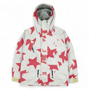 BAPE Snowboard Jacket Red Sta Camo Rare A Bathing Ape Winter Coat S - Picture 1 of 10