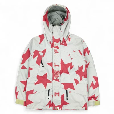 BAPE Snowboard Jacket Red Sta Camo Rare A Bathing Ape Winter Coat S - Image 1 of 4