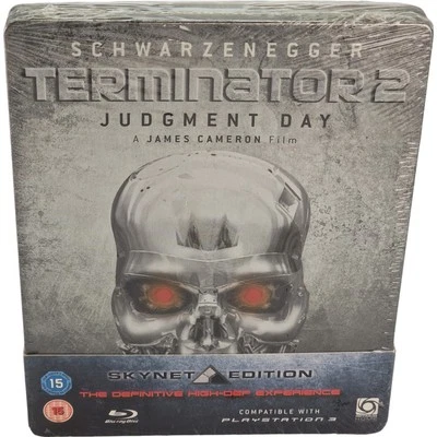 Terminator 2: Judgment Day Blu-Ray Steelbook UK Import Skynet Edition 2009 Area - Image 1 of 4