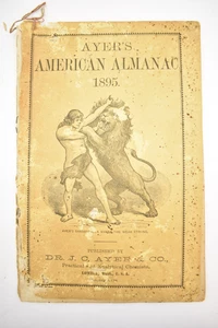 1895 Ayer's American Almanac - Bild 1 von 8