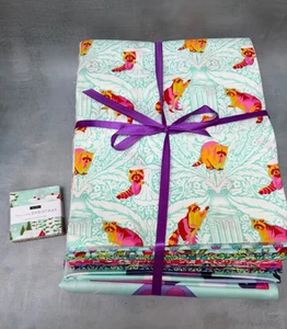 Free Spirit Tula Pink Tiny Beasts Half Yard Bundle 14 Fabrics + 3 Yards Backing - Picture 1 of 4