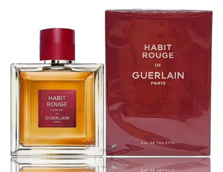 Guerlain Habit Rouge 5,0 OZ Eau De Toilette 150 ml Spray Hombres (Nuevo Embalaje) Foto 1 de 1