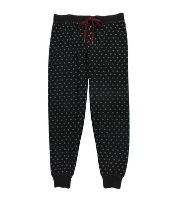 P.J. Salvage Womens Heart Clusters Pajama Lounge Pants, Black, Medium - Image 1 of 2