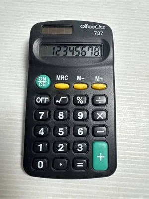 Calculator with 8-Digit Display Desktop Style Calculator Office One 737 - Image 1 of 2