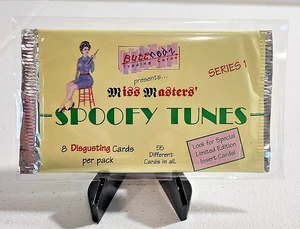 1993 Butthedz Miss Masters' Spoofy Tunes Series 1 Trading Card Pack - SEALED NIB - Picture 1 of 2