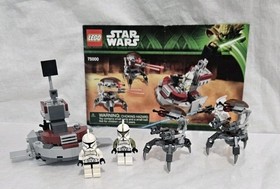 Lego Star Wars Set #75000 Clone Troopers Vs Droidekas Complete No Box