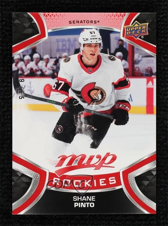 2021-22 Upper Deck MVP Rookie Red /25 Shane Pinto #236 Rookie RC - Image 1 of 2