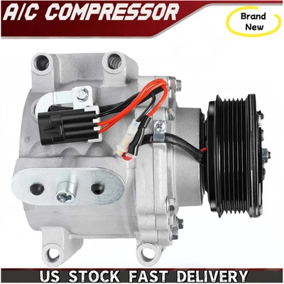 For Chevrolet Trailblazer GMC Envoy 2002-2009 L6 4.2L A/C Compressor with Clutch Foto 1 de 4