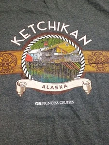 Vintage Princess Cruises Ketchikan ALASKA Shirt Size Small - Bild 1 von 7