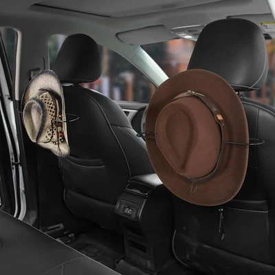 Paquete de 2 porta sombreros, soporte para coche, vaquero para camiones SUV, percha para ropa, Be Foto 1 de 4