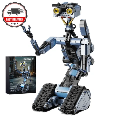Shorts Circuit Johnny 5 Robot Building Block Set 1176 PCS Bricks with Motor - Image 1 of 4