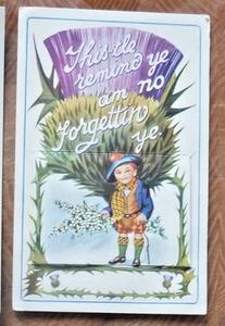 Postcard Dainty Mail Novelty London Views Scotsman in a Kilt - Picture 1 of 2