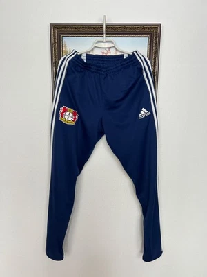 Vintage Adidas Bayer 04 Leverkusen Football Blue Pants Soccer Sweatpants Size M - Image 1 of 4