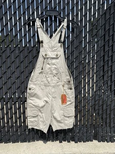 No Boundaries Khaki Short Overalls vintage nwt sz 5 - Picture 1 of 6