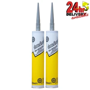 Sigillante adesivo PU grigio amido sigillante cucitura distintivo incollaggio bordo colla tigre x 2 - Foto 1 di 1