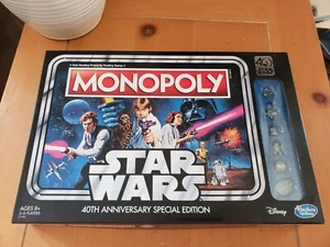Monopoly Game Star Wars 40th Anniversary Special Edition Complete - Picture 1 of 7