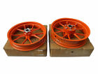 Use For KTM RC 200 Front and Rear Wheel Rim Orange 2014 To 2016