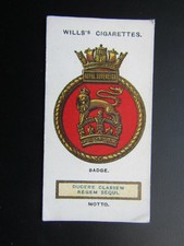 Wills Cigarettes 1925 Ships Badges Cards Card Variants (e33)
