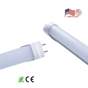 4ft 48inch T8 6000K Milky Cover LED Light Tube Double sided Bypass Ballast Bulb - Picture 1 of 9