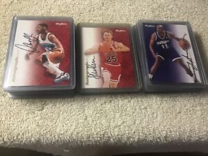 Autographics 1996-97 SkyBox Premium Basketball Card Pick Kerr West Smits plus