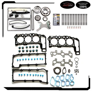 Kit de cadena de distribución de 3,7 L para Ram 1500 Liberty 2002-2003 con juego de juntas de pernos de cabeza - Imagen 1 de 15