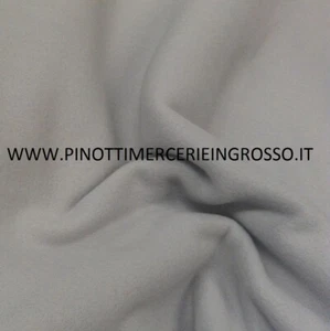 TESSUTO STOFFA PILE PAIL ANTIPILLING 884 GRIGIO CHIARO AL METRO / ALTEZZA=CM 150 - Foto 1 di 1