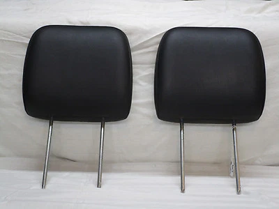 05 - 2008 CHRYSLER PACIFICA JUEGO DE REPOSACABEZAS ASIENTOS DELANTEROS CUERO VINILO GRIS OSCURO Foto 1 de 4