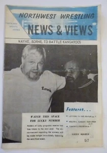 TONY BORNE/LONNIE MAYNE battle KANGAROOS 1972 Northwest WRESTLING News & Views - Picture 1 of 5