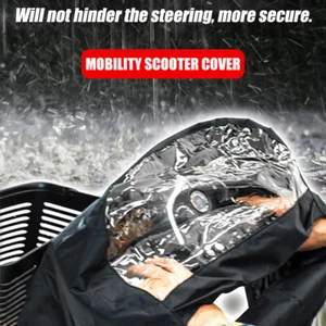 Control Panel Hand Tiller Rain Cover Mobility Scooter Cover Dustproof Waterproof - Picture 1 of 13