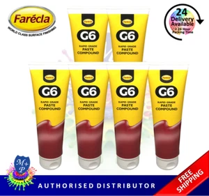 Farecla G6 Rapid Grade Paste Compound 400g x 6 Tubes Half Box - Picture 1 of 7