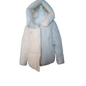 NUEVO CON ETIQUETAS Worthington Chaqueta Puffer Mujer Capucha Color Crema Talla XL - Imagen 1 de 10