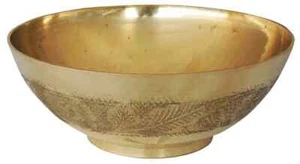 Cuenco de latón puro Katora para mesa de comedor de cocina 5,4*5,4*2,1 pulgadas - Imagen 1 de 2