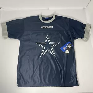 Ultra Game NFL Dallas Cowboys Navy Jersey Shirt Medium NWT - Picture 1 of 4