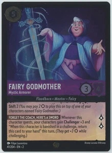 FAIRY GODMOTHER (Legendary) Cold Foil Disney Lorcana Rise Of The Floodborn #41 - Picture 1 of 2