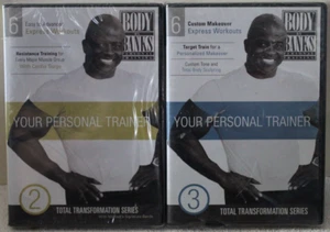 NEW Body By Banks Total Transformation 2 & 3 workout exercise fitness DVD lot - Imagen 1 de 4